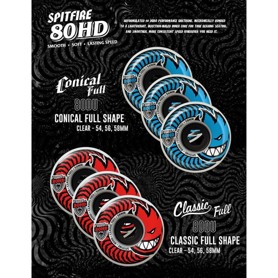 SPITFIRE WHEELS 正規輸入品 スピットファイア ウィール 80a 54mm 56mm