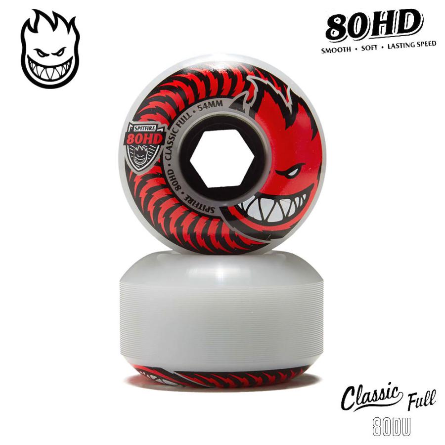 スピットファイア ウィール 80a 54mm 56mm 58mm ソフト スケボー SPITFIRE WHEELS 80HD CLASSIC FULL | SPITFIRE WHEELS