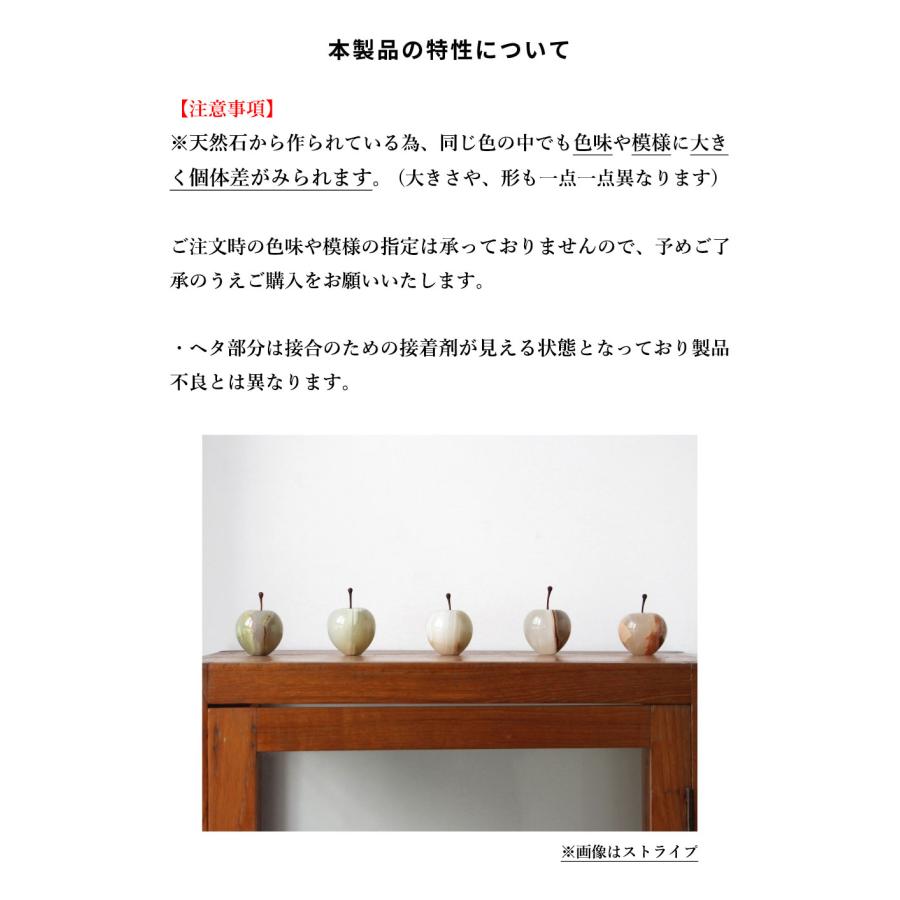 DETAIL (ディテール) Marble Apple Small マーブル アップル ペーパーウェイト りんご オブジェ 大理石 置物 おしゃれ 壁 小物 テーブル 玄関 雑貨 | DETAIL | 03