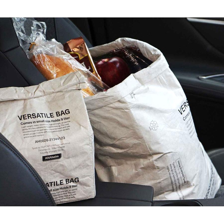 ANAheim アナハイム バーサタイルバッグ 紙袋風 エコ 保冷 買い物袋 クラフトバッグ Versatile Bag 9L | ブランド登録なし | 09