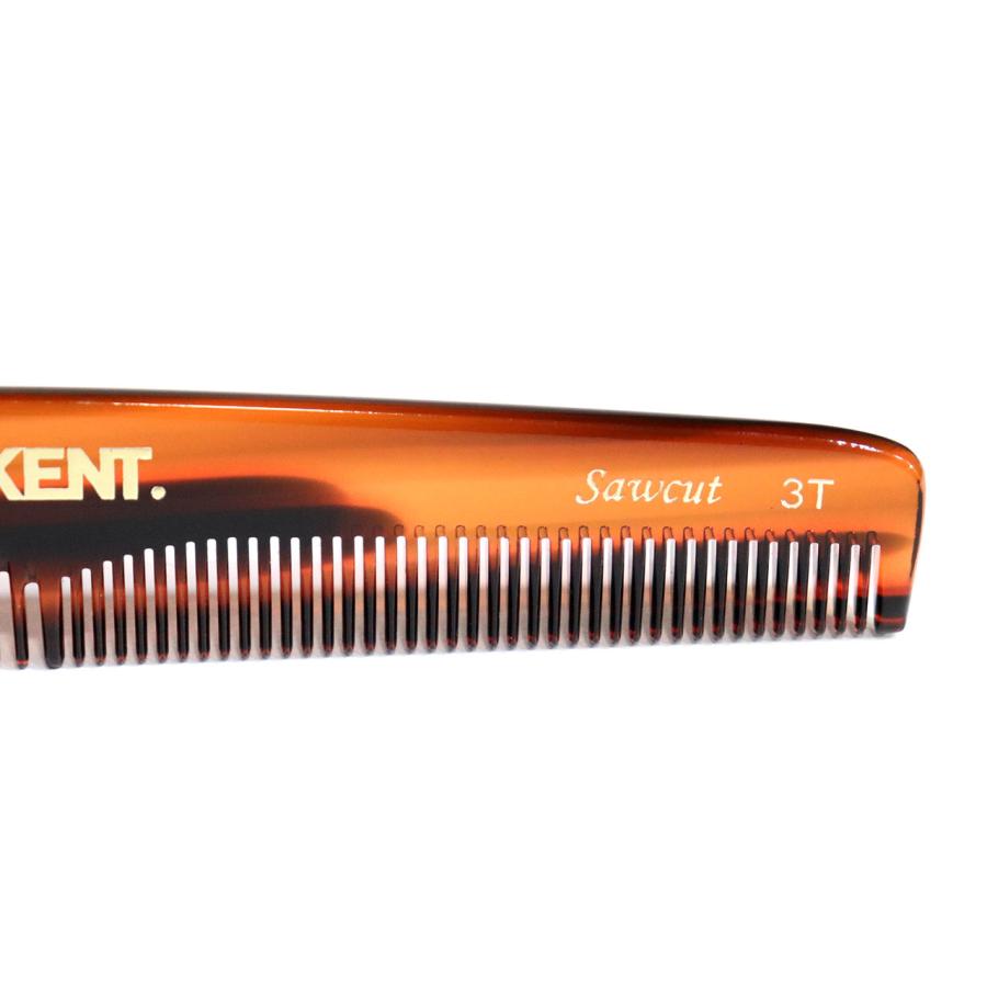 KENT（ケント） ヘアコーム コーム くし クシ メンズ 両歯 美容師 おしゃれ KENT 3T Dressing Comb Thick ...