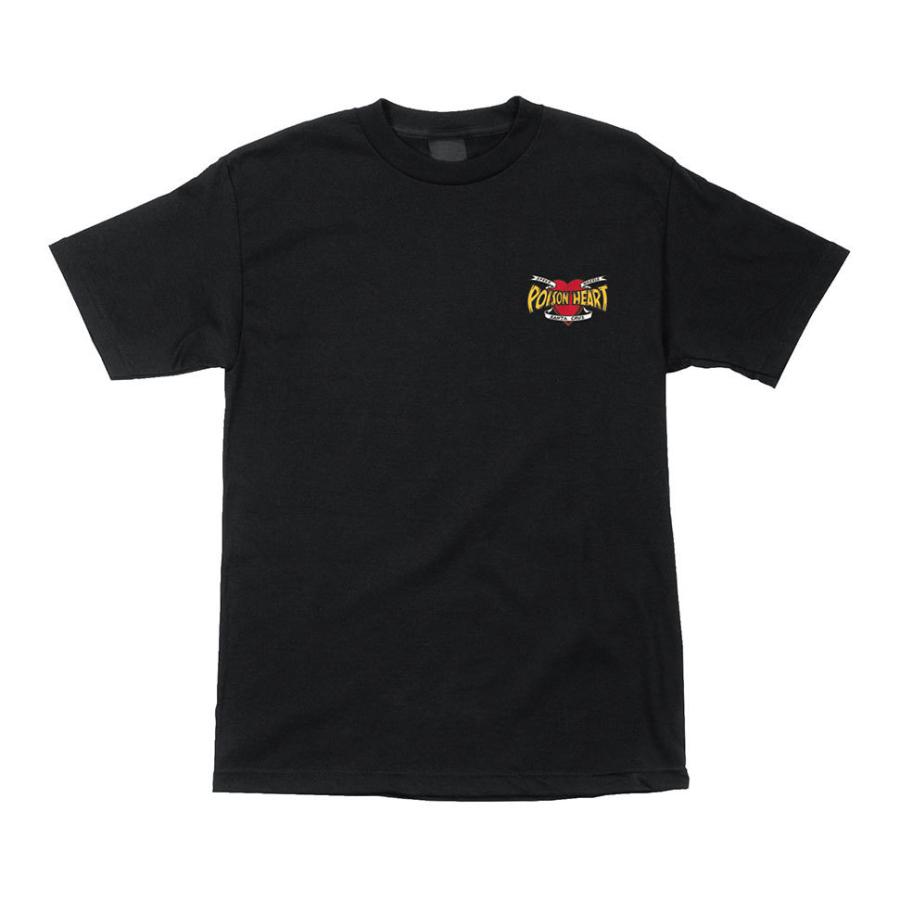 SANTA CRUZ（サンタクルーズ） スケボー Tシャツ メンズ 半袖 黒 水色