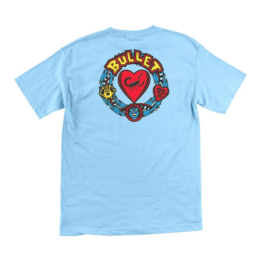 SANTA CRUZ（サンタクルーズ） スケボー Tシャツ メンズ 半袖 黒 水色