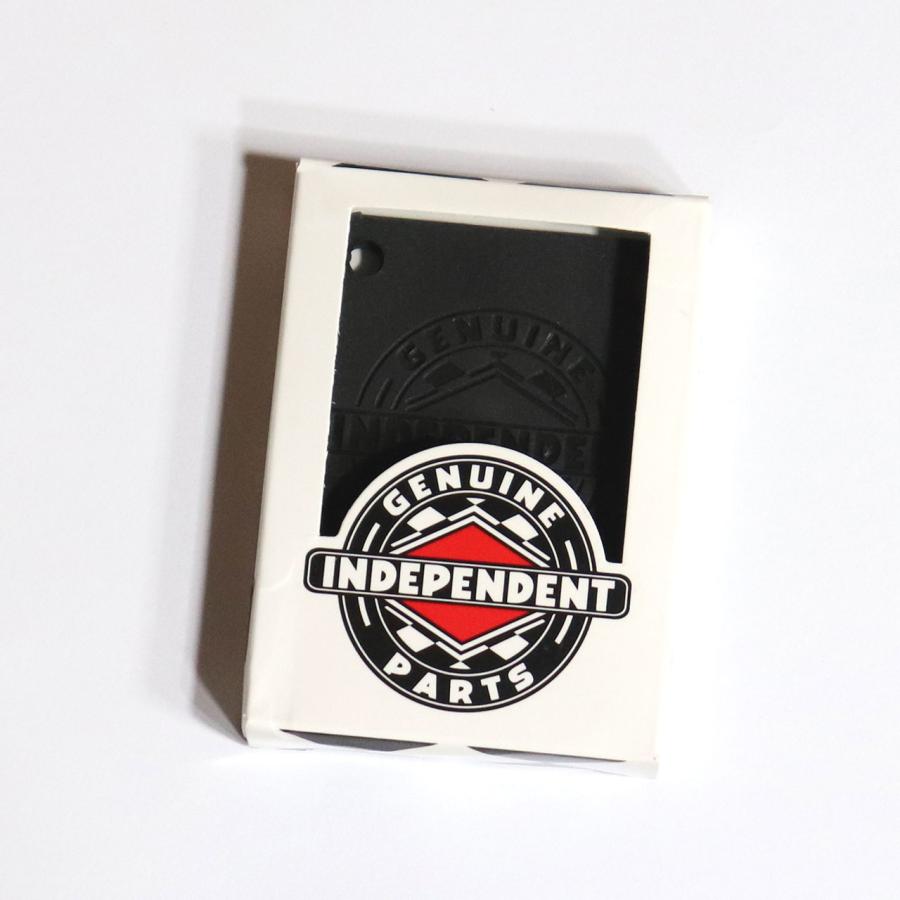 INDEPENDENT TRUCKS (インディペンデント) SHOCK PADS スケートボード スケボー ショックパッド ライザーパッド スペースパッド ゴム製 1/8inch 黒 2枚入り | INDEPENDENT TRUCK COMPNY | 02