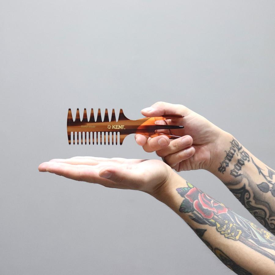 ケント コーム 高級 粗め メンズ 櫛 くし クシ おしゃれ ハンドメイド バーバー 美容師 KENT 57T COMB | KENT | 05
