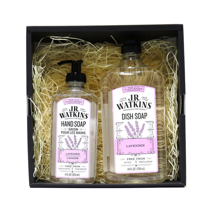 ジェイアールワトキンス ハンドソープ 食器用洗剤 J.R. Watkins ギフトセット ハンド & ディッシュ ラベンダー | J.R.Watkins | 01