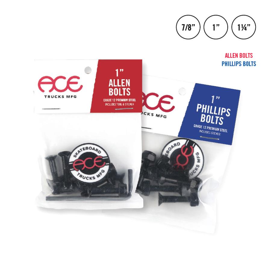 Ace（エース） ACE TRUCKS トラック BOLTS ALLEN PHILLIPS スケート