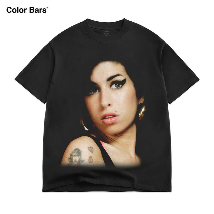 Amy Winehouse by Color Bars | Back to Black Tee エイミー・ワイン