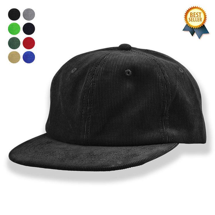 キャリヘッドウェア キャップ 帽子 メンズ レディース 大きいサイズ 無地 深め コーデュロイ Cali Headwear 6 Panel Unstructured Corduroy CRD65 | 