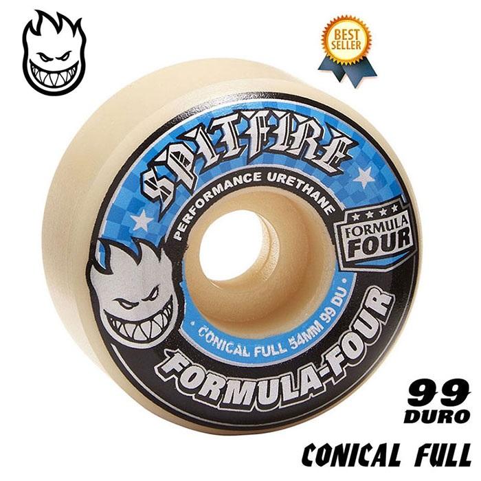 正規輸入品 スピットファイア ウィール f4 99a 51 52 53 54 55 56 58 スケボー SPITFIRE WHEELS  FORMULA FOUR CONICAL FULL 99DURO : f499d-conicalfull : OSS - 通販 -  Yahoo!ショッピング