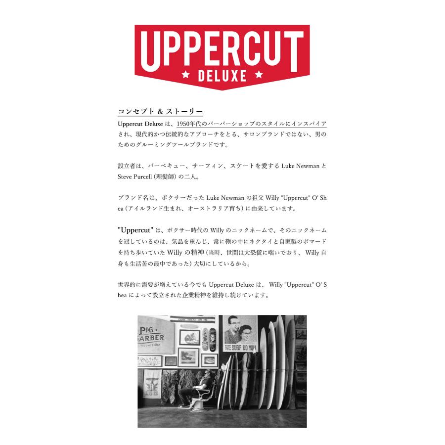 UPPERCUT DELUXE アッパーカットデラックス FEATHERWEIGHT 70g ポマード 水性 整髪料 メンズ 男性用 バーバー いい 匂い フェザーウェイト 正規輸入品 | Uppercut Deluxe | 02