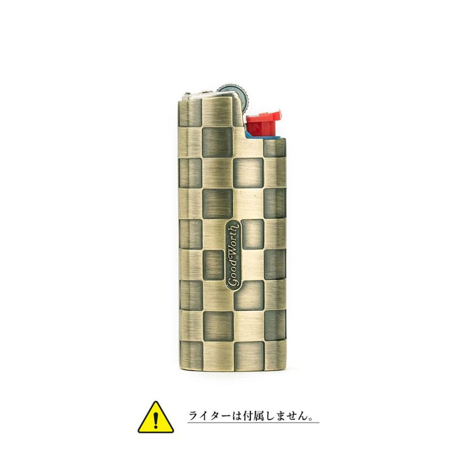 グッドワース ライターケース ホルダー カバー ブランド おしゃれ Good Worth & Co. Checker Lighter Case | Good Worth & Co. | 02