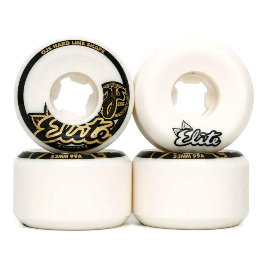 OJ Wheels (オージェイ ウィール) Elite Hardline White 99a