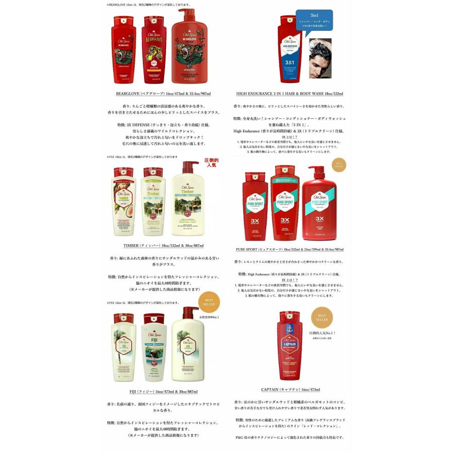 Old Spice（オールドスパイス） Body Wash 24oz/709ml ボディ