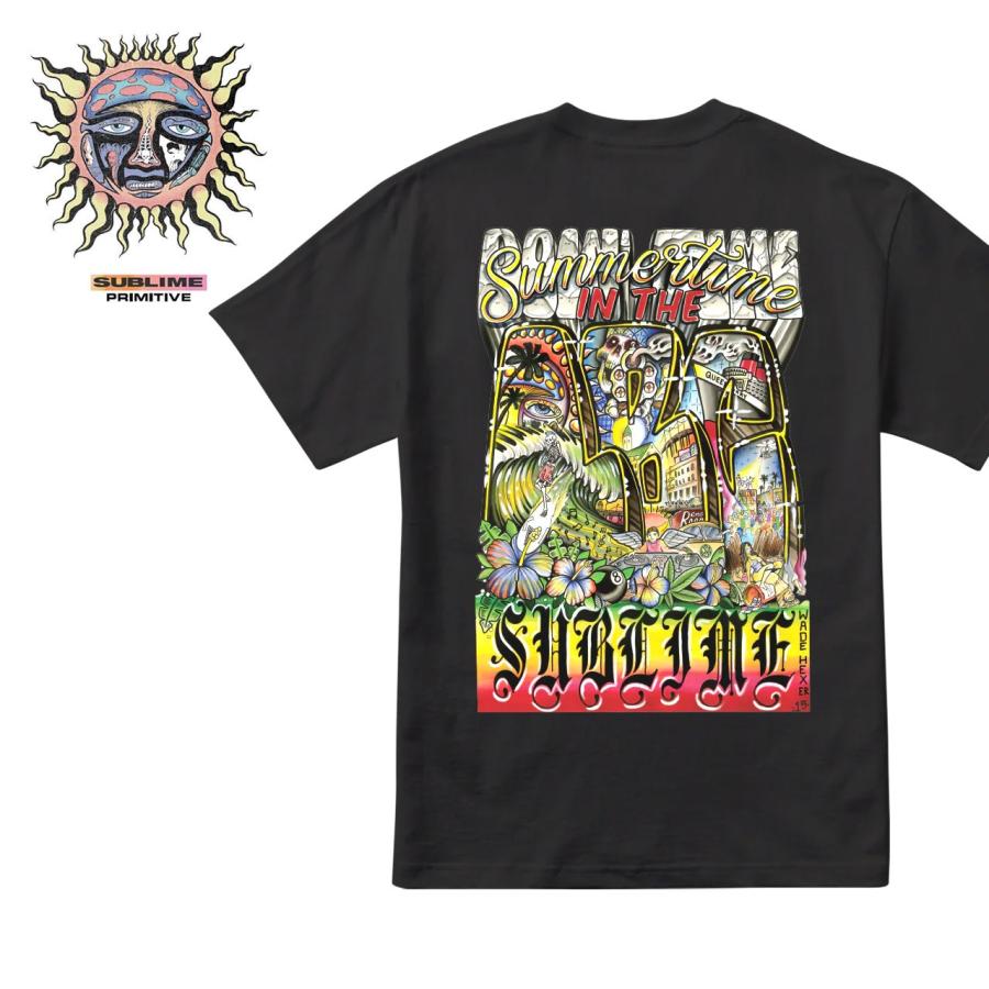 PRIMITIVE × SUBLIME NEIGHBORS BOXY TEE primitive skate プリミティブ Tシャツ tシャツ メンズ 厚手 スケートボード スケボー Sublime サブライム ストリート | PRIMITIVE
