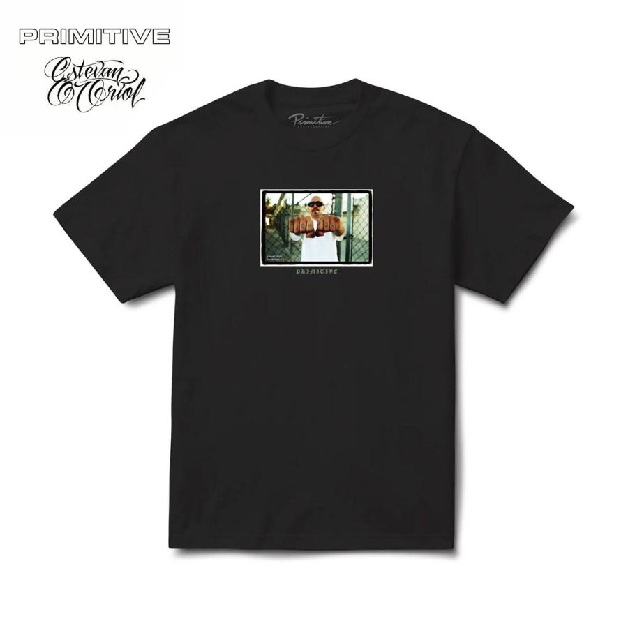 Primitive x Estevan Oriol | KNUCKLES Boxy TEE プリミティブ エステファンオリオール ストリート Tシャツ スケボー ブランド フォト tシャツ メンズ 半袖 厚手 | PRIMITIVE