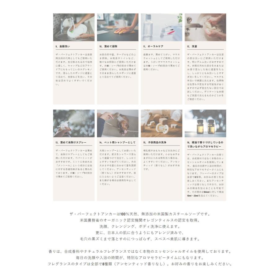 ザ パーフェクトアンカー カスチールソープ ボディーソープ The Perfect Anchor Pure Castile Soap 236ml Purecastilesoap 1 Oss 通販 Yahoo ショッピング