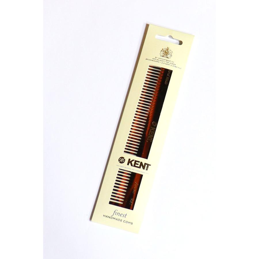 KENT ケント コーム メンズ 粗め 高級 櫛 くし クシ バーバー 美容師 おしゃれ スタイリング ハンドメイド R5T COMB ...