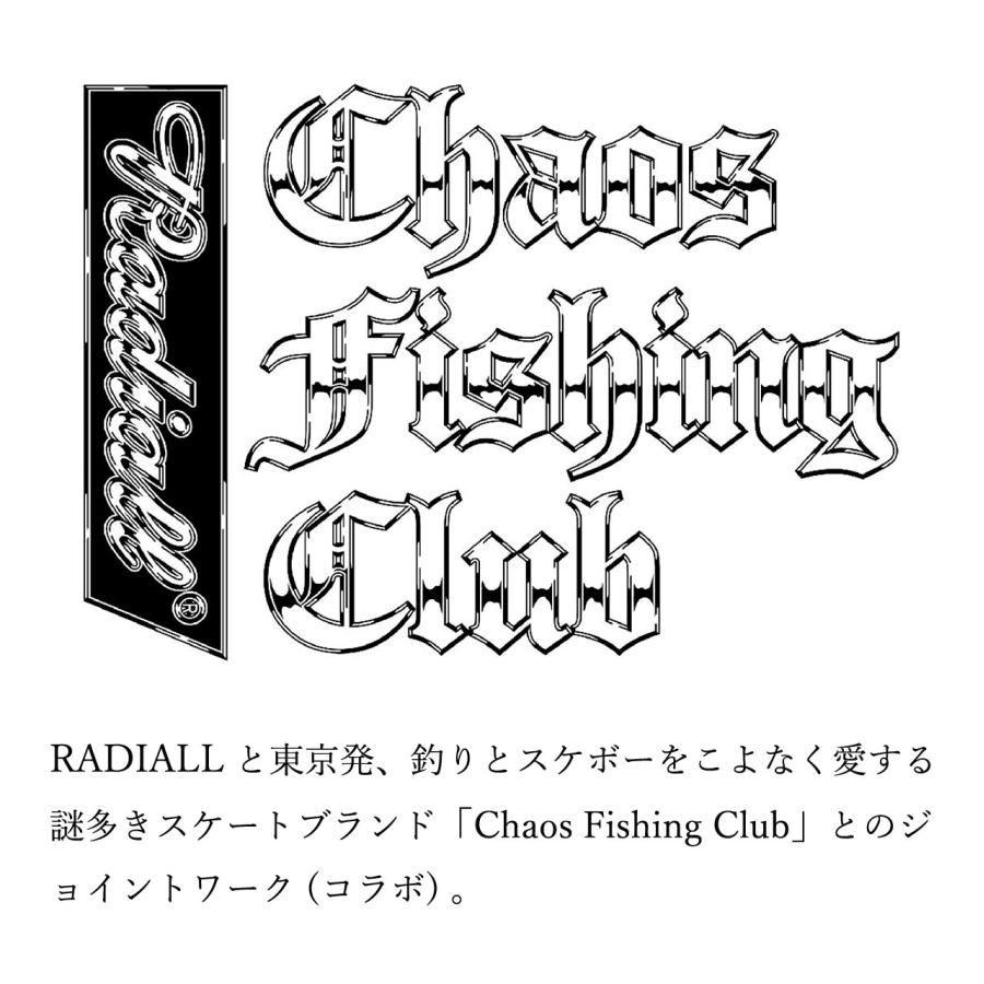 RADIALL ラディアル コーチジャケット ストリート メンズ 冬 アウター 防水 ゆったり Chrome Letters WINDBREAKER JACKET CHAOS FISHING CLUB｜oss｜02