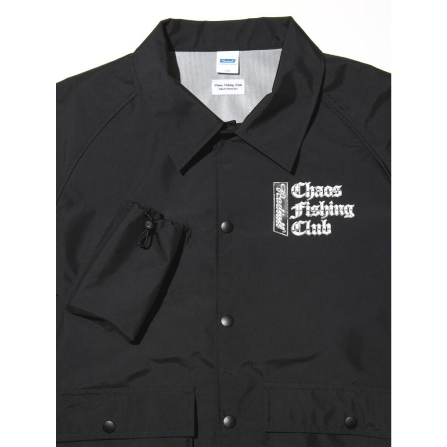 RADIALL ラディアル コーチジャケット ストリート メンズ 冬 アウター 防水 ゆったり Chrome Letters WINDBREAKER JACKET CHAOS FISHING CLUB｜oss｜04