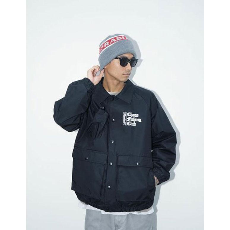 RADIALL ラディアル コーチジャケット ストリート メンズ 冬 アウター 防水 ゆったり Chrome Letters WINDBREAKER JACKET CHAOS FISHING CLUB｜oss｜09