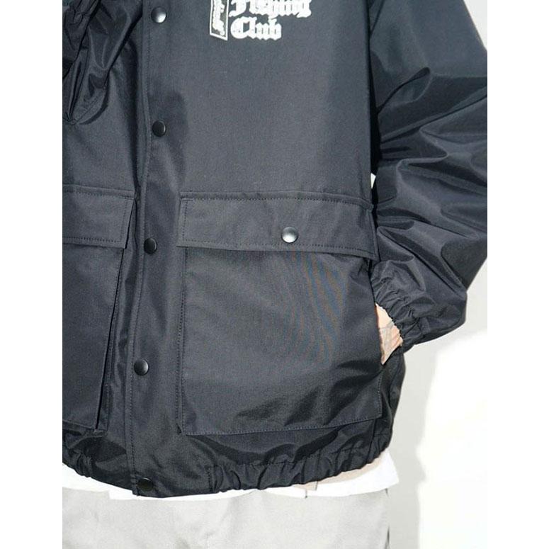 RADIALL ラディアル コーチジャケット ストリート メンズ 冬 アウター 防水 ゆったり Chrome Letters WINDBREAKER JACKET CHAOS FISHING CLUB｜oss｜10