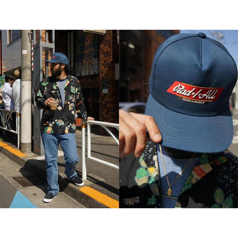 RADIALL cnq キャップ 2個セット 刺繍 ロゴ ラディアル ストリート RADIALL（ラディアル） キャップ ブランド メンズ ストリート ネイビー