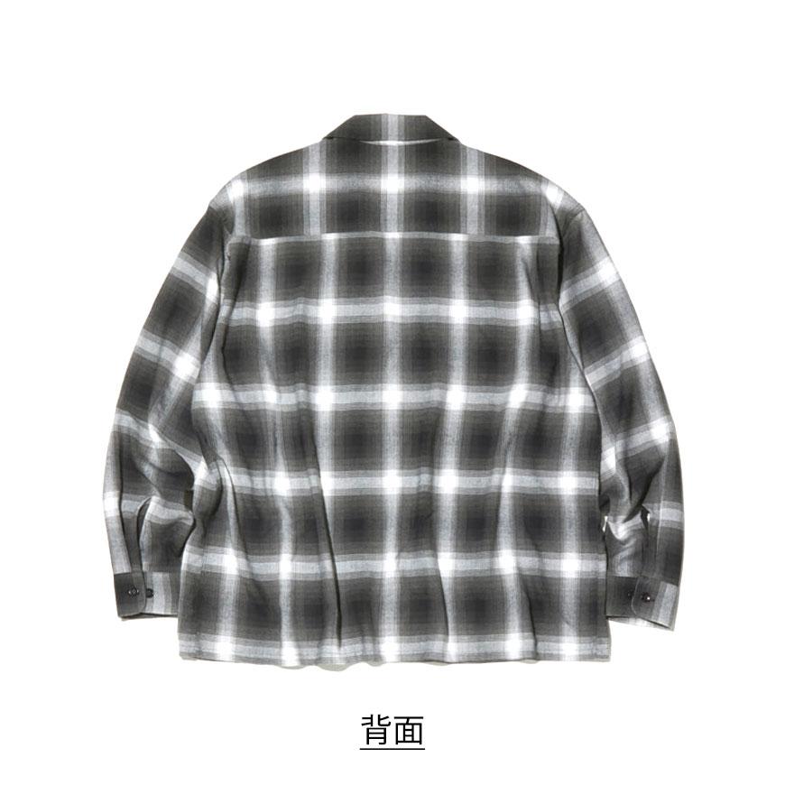 RADIALL ラディアル オープンカラーシャツ 長袖 メンズ オンブレ