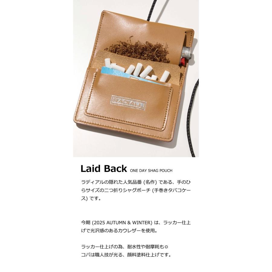 RADIALL（ラディアル） Laidback ONE DAY SHAG POUCH シャグポーチ 革