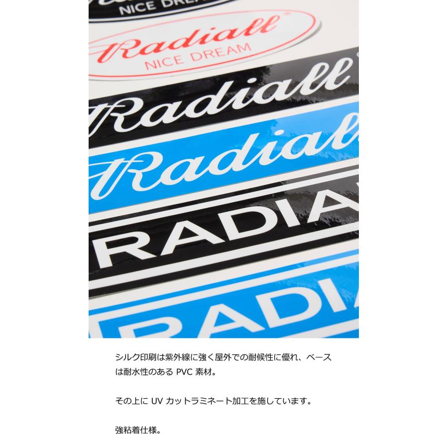 RADIALL ラディアル Rad’s SCREEN PRINTED STICKER PACK ステッカー セット ブランド ロゴ スーツケース クーラーボックス 車 バイク おしゃれ | RADIALL | 02