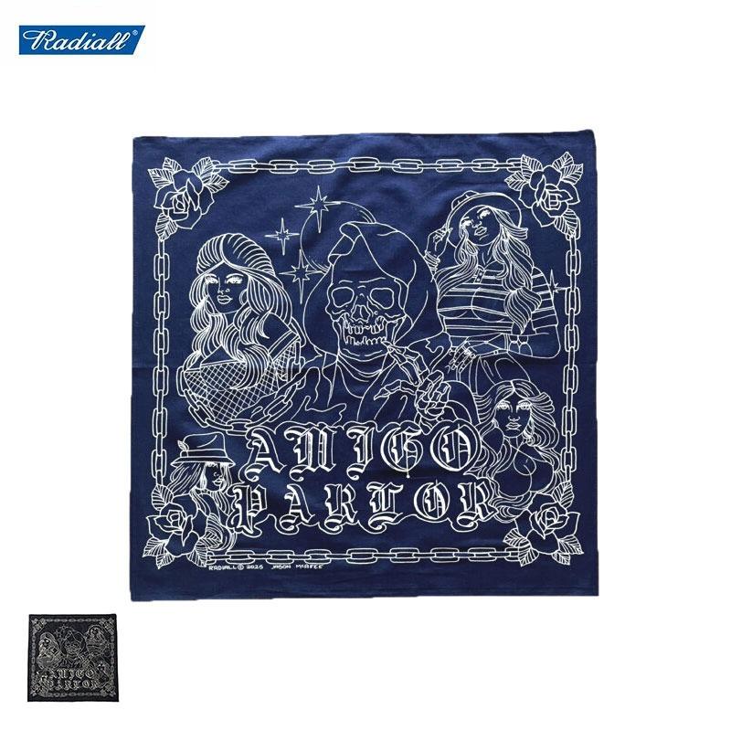 RADIALL（ラディアル） Amigo Parlor BANDANA バンダナ おしゃれ 黒