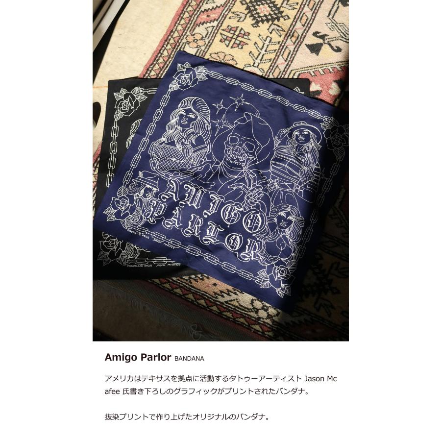RADIALL（ラディアル） Amigo Parlor BANDANA バンダナ おしゃれ 黒