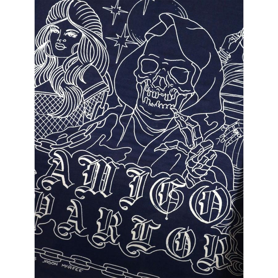 RADIALL（ラディアル） Amigo Parlor BANDANA バンダナ おしゃれ 黒