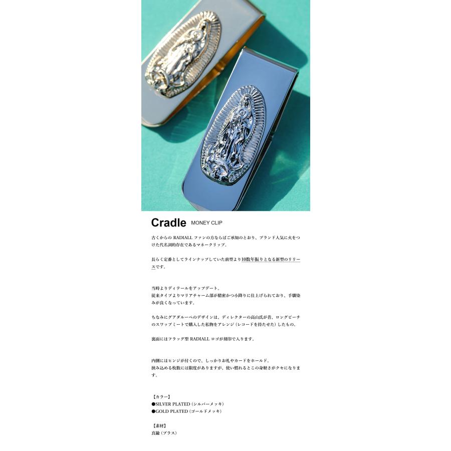 RADIALL（ラディアル） Cradle MONEY CLIP マネークリップ メンズ