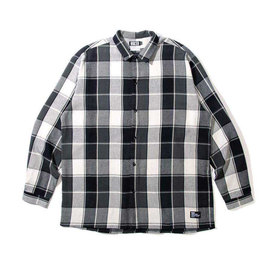 RULER ルーラー チェックシャツ シャツ チェック 長袖シャツ PLAID 