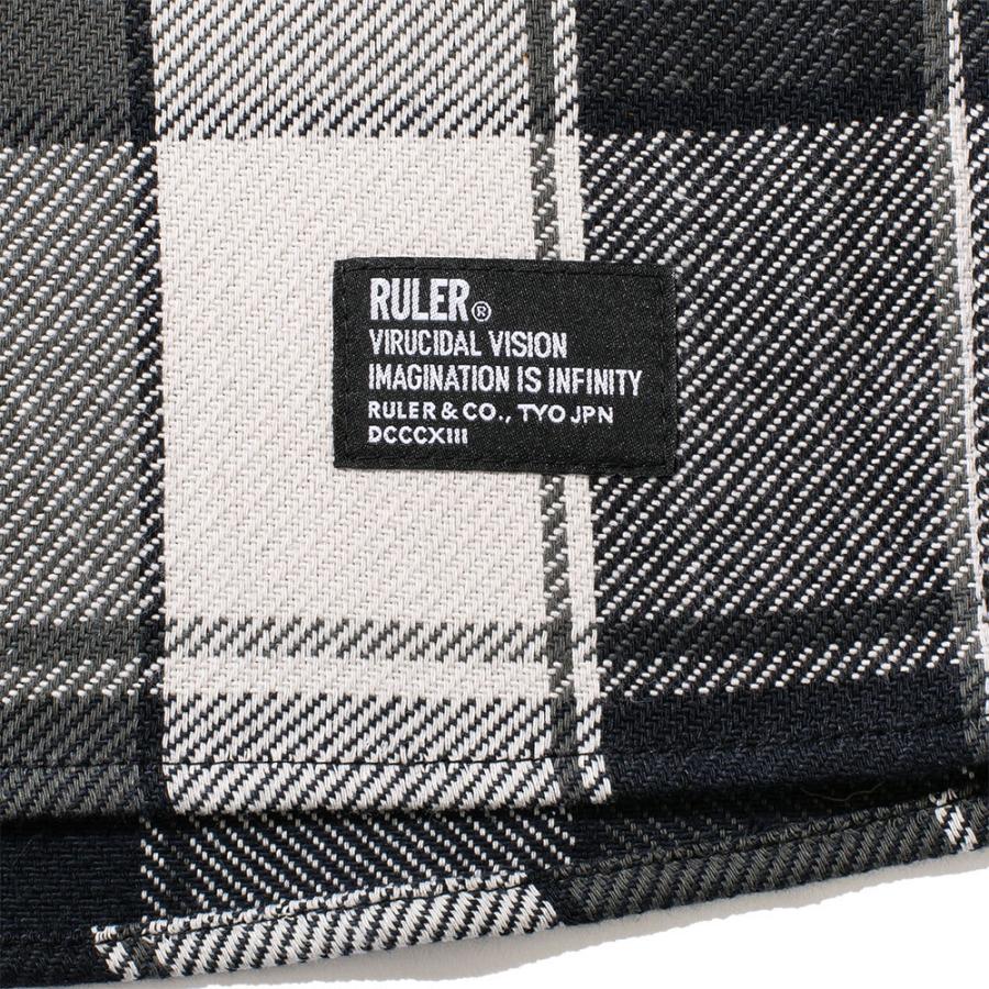 RULER ルーラー チェックシャツ シャツ チェック 長袖シャツ PLAID 