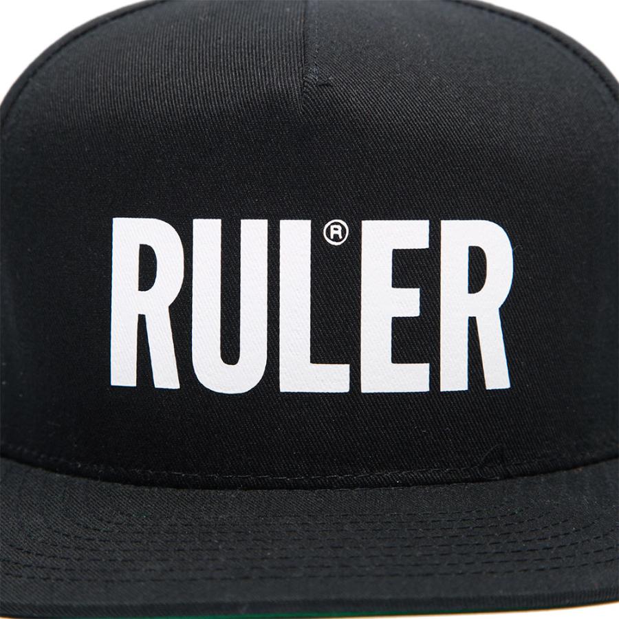 ルーラー キャップ スナップバック 帽子 メンズ ブランド ストリート 深め おしゃれ 秋 冬 黒 RULER ICON TWILL 5 PANNEL SBC ルーラー キャップ スナップバック 帽子 メンズ ブランド ストリート 深め おしゃれ 秋 冬 黒 RULER ICON TWILL 5 PANNEL SBC