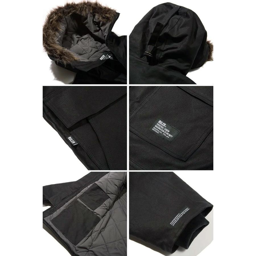 RULER（ルーラー） WOLF GANG RAID JACKET ファー ジャケット フード 
