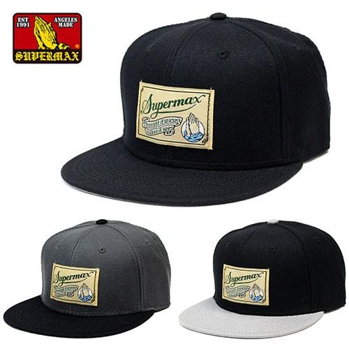 SUPERMAX スーパーマックス キャップ 帽子 メンズ スナップバックキャップ OG LABEL Snapback Hat | 