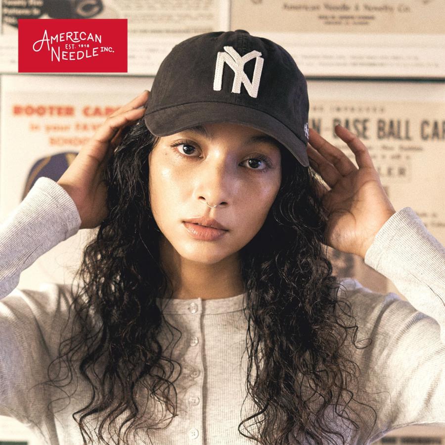 【希少】 AMERICAN NEEDLE キャップ y2k AMERICAN needle（アメリカンニードル） Archive - New York Black