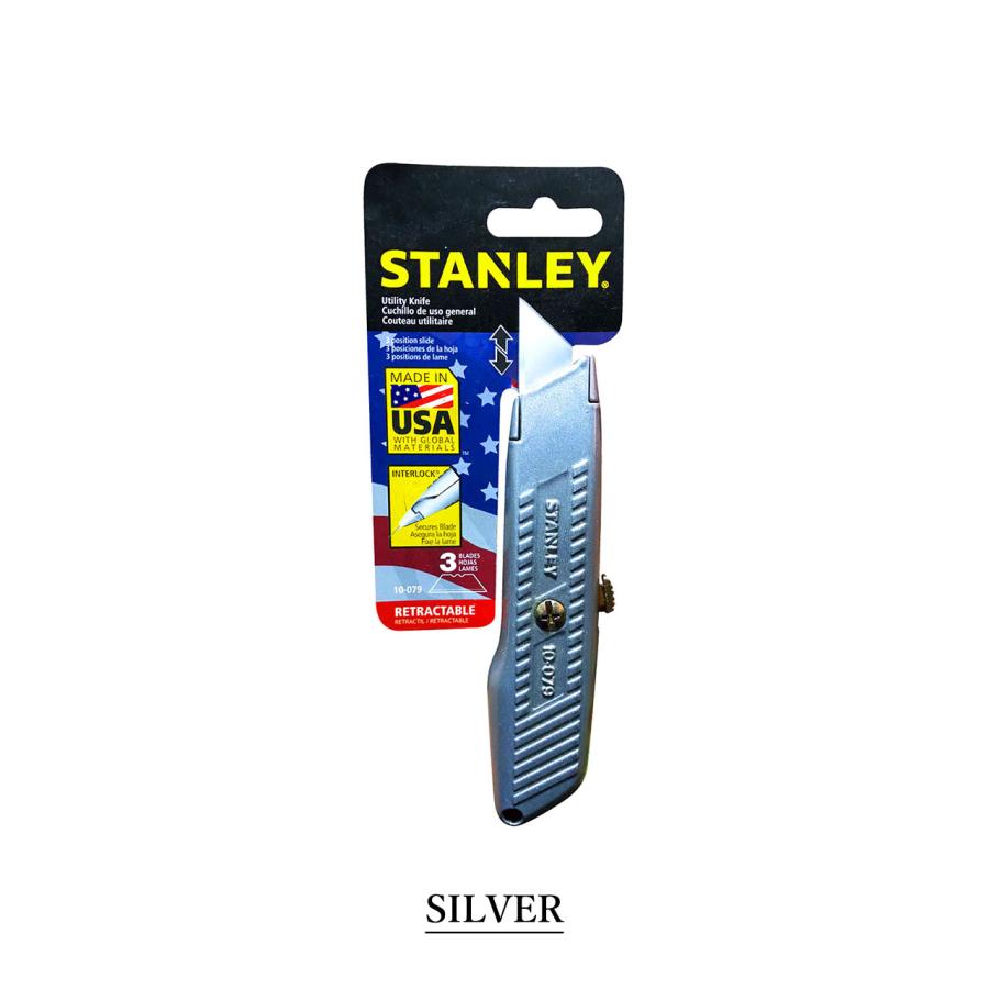 STANLEY（スタンレー） CUTTER 替刃3枚付き カッターナイフ おしゃれ