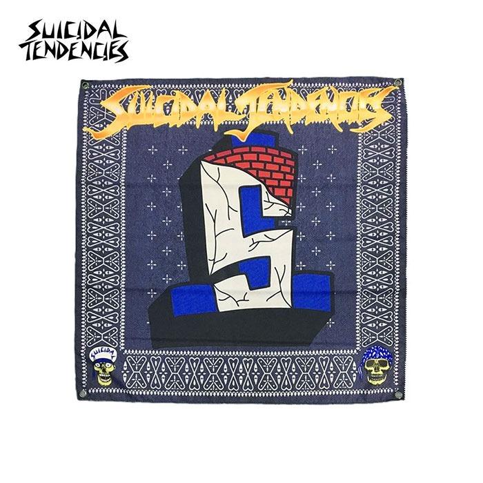 Suicidal Tendencies スイサイダル・テンデンシーズ Wall Banner Feel Like Shit バナー フラッグ 旗 ガレージ バンド メタル ハードコア パンク スケートボード | Suicidal Tendencies