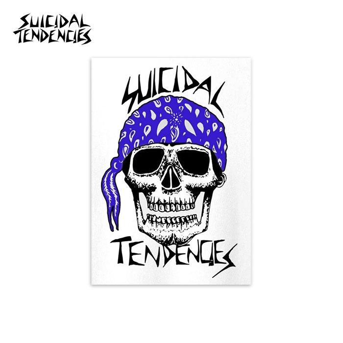 Suicidal Tendencies スイサイダル・テンデンシーズ STS21 RxC Skull Sticker ステッカー バンド ミュージシャン スケボー スケーター 車 スカル ストリート | Suicidal Tendencies