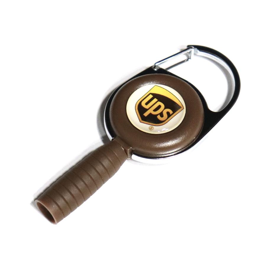 UPS (ユーピーエス) PULL REELS ペン 鉛筆 えんぴつ ホルダー クリップ カラビナ 伸びるキーホルダー 文房具 プレゼント 文具 アメリカ 輸入 雑貨 | ブランド登録なし | 01