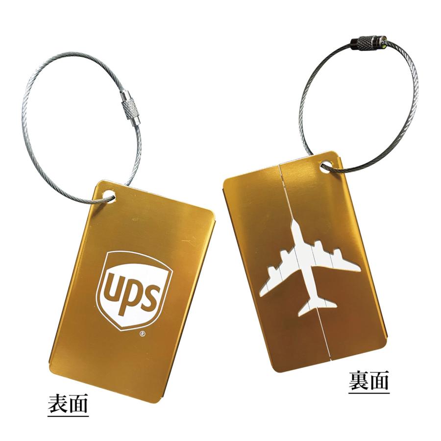 UPS ラゲッジタグ おしゃれ 英語 バッグタグ ネーム LUGGAGE TAG | ブランド登録なし | 02