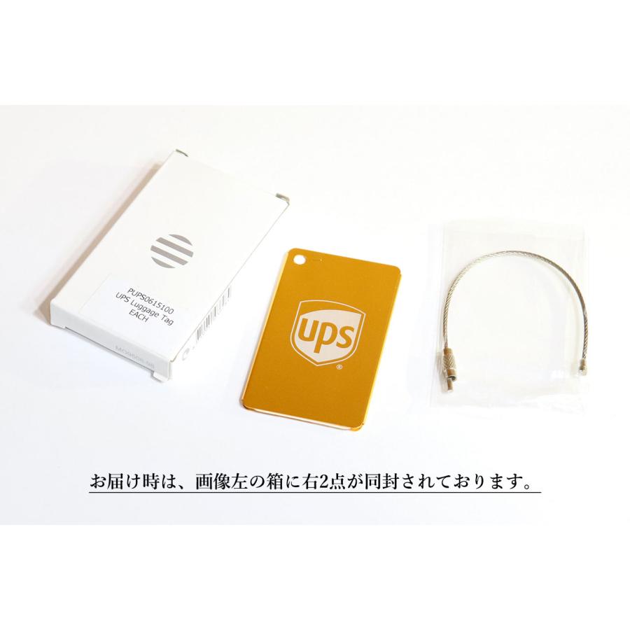 UPS ラゲッジタグ おしゃれ 英語 バッグタグ ネーム LUGGAGE TAG | ブランド登録なし | 05