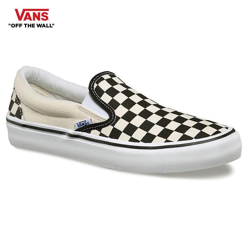 Vans スリッポン チェッカーボード バンズ スニーカー スリッポンプロ スケシュー スケートボードシューズ Slip On Pro Checkerboard Black White Vn0a347vapk Oss 通販 Yahoo ショッピング