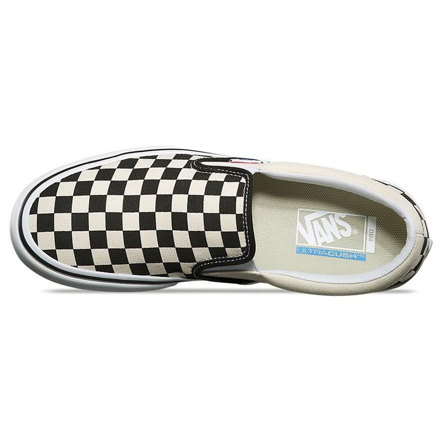 Vans スリッポン チェッカーボード バンズ スニーカー スリッポンプロ スケシュー スケートボードシューズ Slip On Pro Checkerboard Black White Vn0a347vapk Oss 通販 Yahoo ショッピング