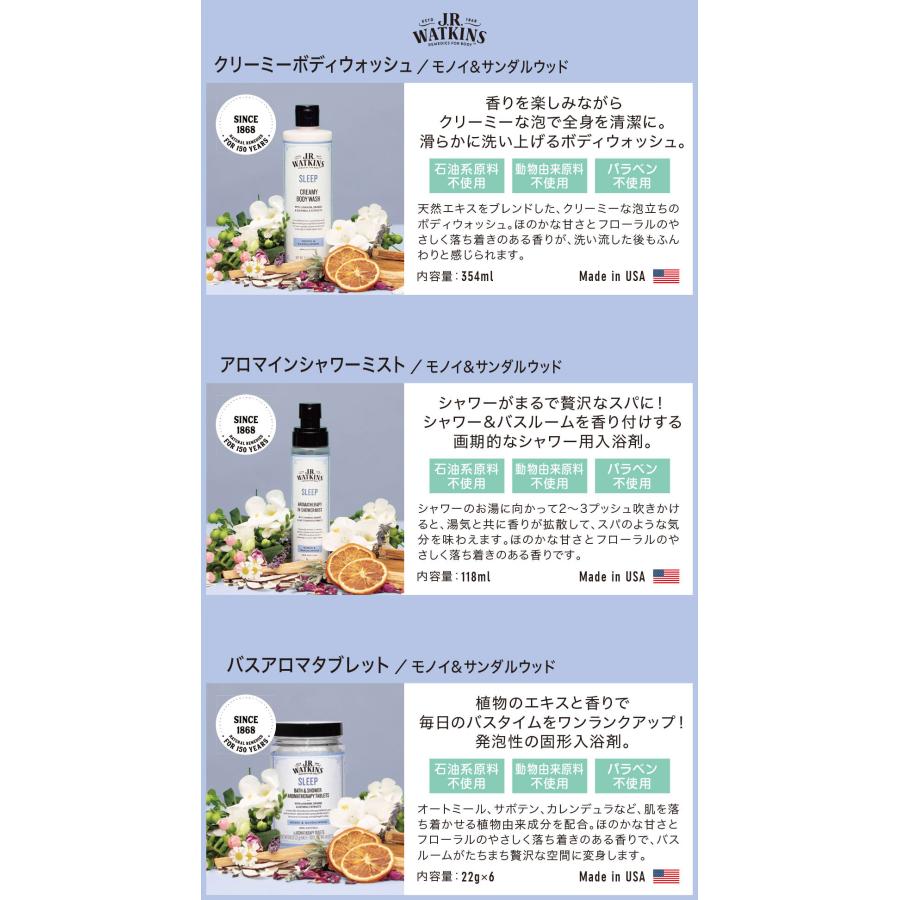 J.R. Watkins (ジェイアールワトキンス) ギフトセット ボディウォッシュ & シャワー用入浴剤 & 入浴剤 3点 お風呂 アロマ 乾燥肌 保湿 おしゃれ | J.R.Watkins | 13