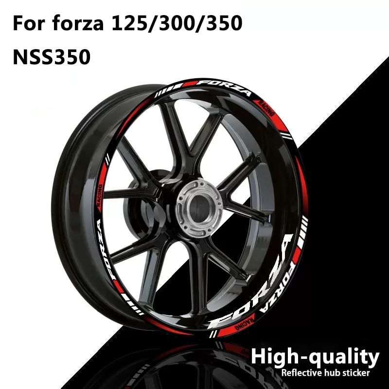 リフレクター 反射 バイク ホイール タイヤ ステッカー Hub デカール リム Sトリップe タップe ホンダ フォルツァ 125 300